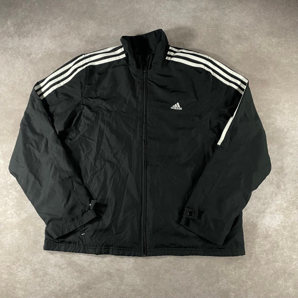 Women’s Vintage Adidas Large Embroidered Logo Full Zip Track Jacket